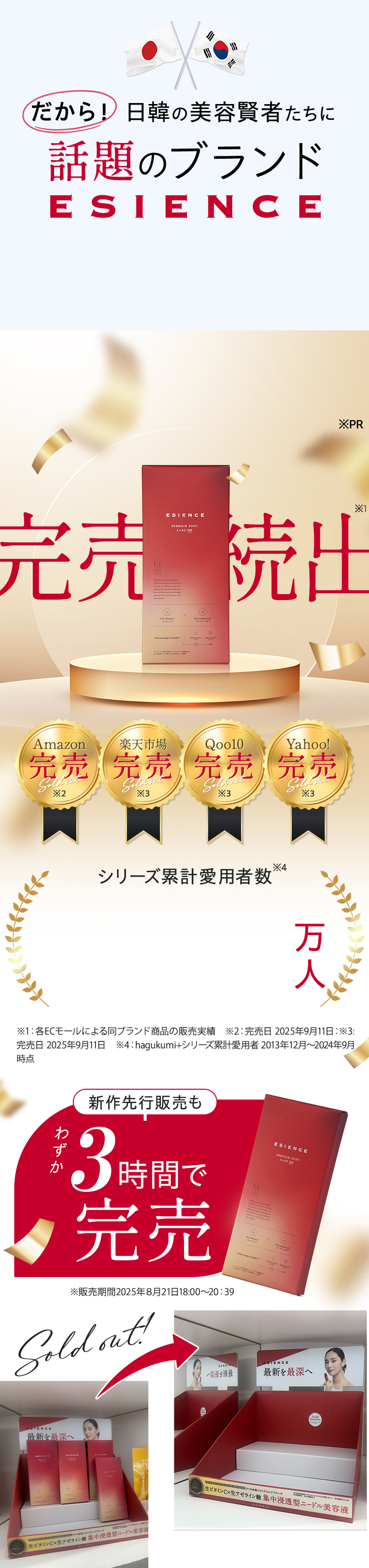 ESIENCE C x AZ ダーマインショット200