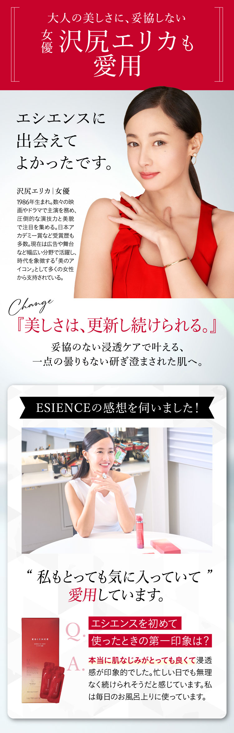沢尻エリカ愛用