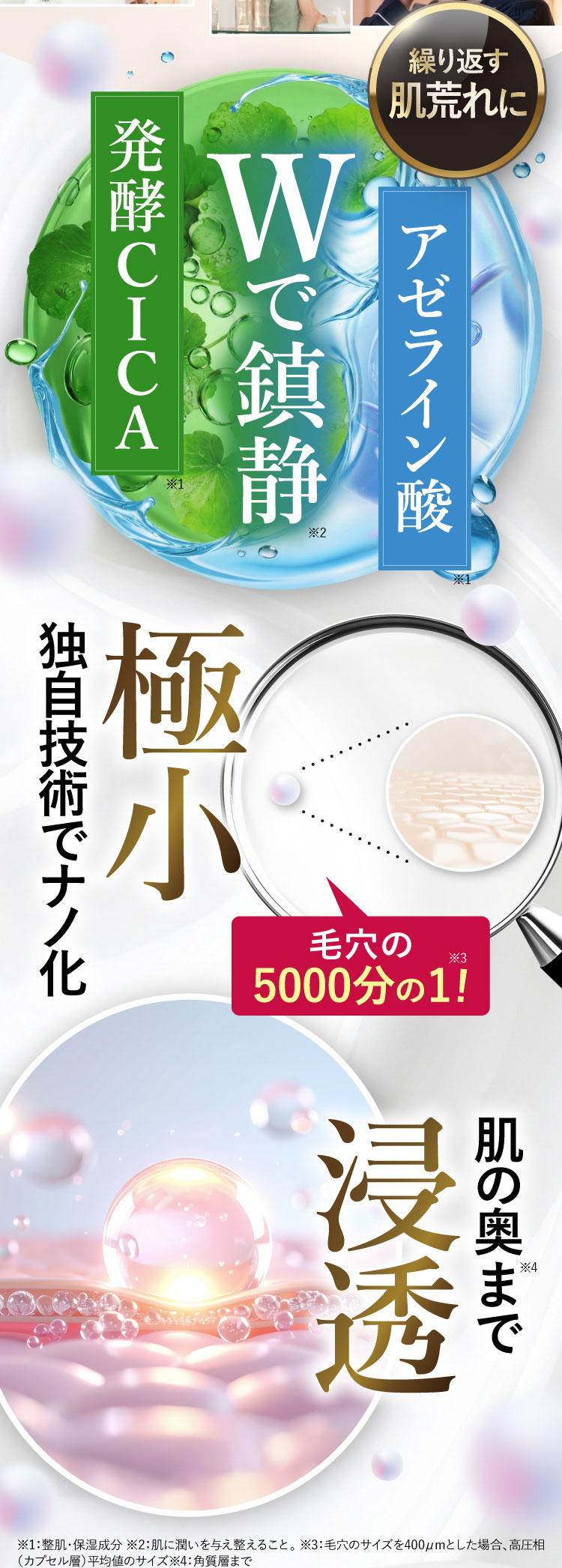 発酵CICA×アゼライン酸